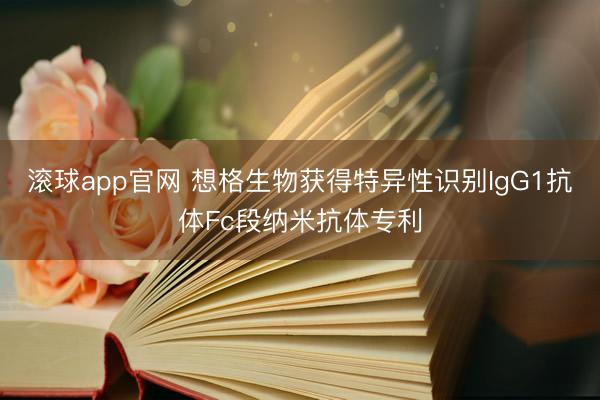 滚球app官网 想格生物获得特异性识别IgG1抗体Fc段纳米抗体专利