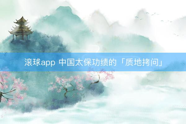 滚球app 中国太保功绩的「质地拷问」