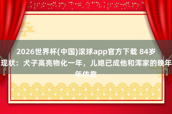 2026世界杯(中国)滚球app官方下载 84岁高超现状：犬子高亮物化一年，儿媳已成他和浑家的晚年依靠