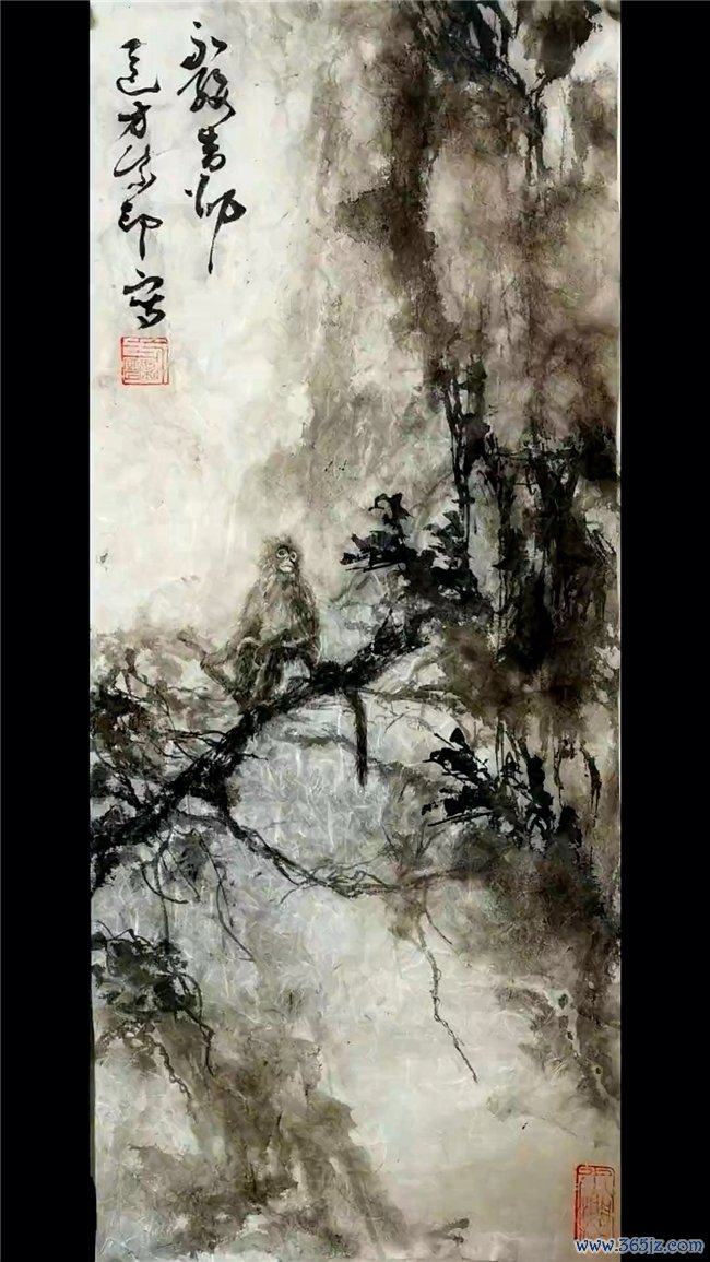 墨香里的17岁：方紫印国画田地